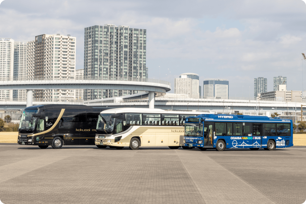 人数やシーンに合わせて選べる｜豊富な車種ラインナップ