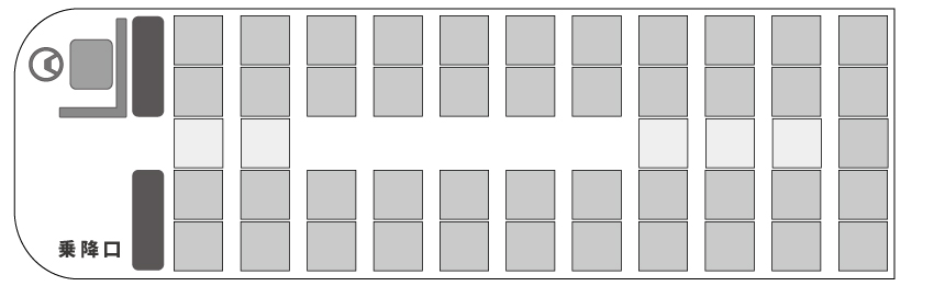 車内座席図