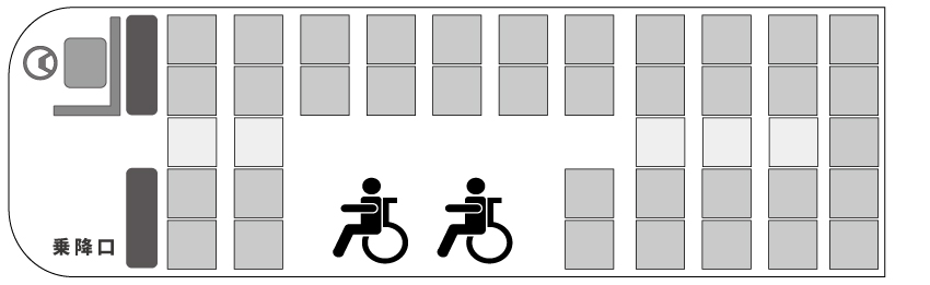 車内座席図