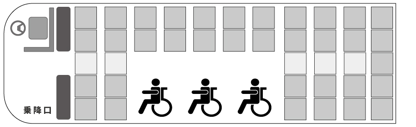 車内座席図